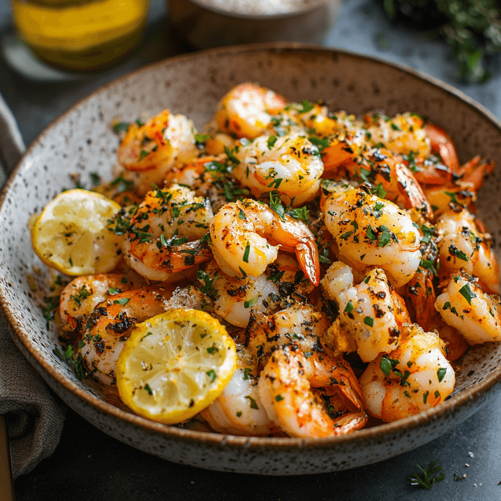 Fresh langostino tails with vibrant orange flesh, ready to be cooked and prepared for a seafood dish.