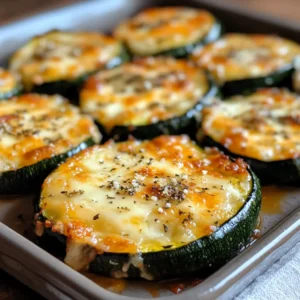 Tender Cheesy Zucchini Steaks